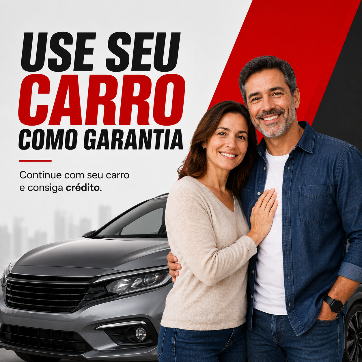Use seu carro como garantia — continue com seu carro e consiga crédito